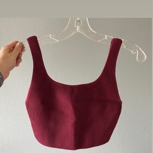 Babaton ribbed crop top from Aritzia